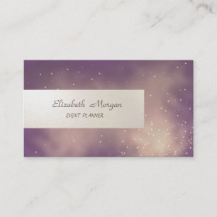 Eleganter Minimalist, Gestreift, Glänzend Visitenkarte