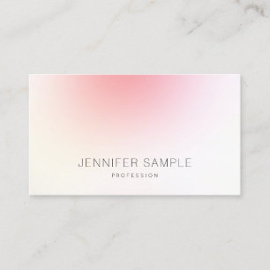 Eleganter Minimalistisch Moderner Rosa Abstrakter  Visitenkarte