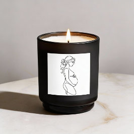 Eleganter Minimalistischer Aufkleber für die Schwa