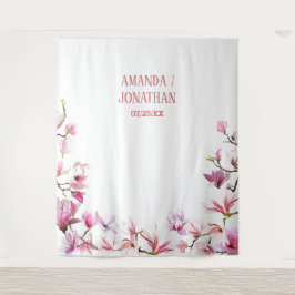 Eleganter Minimalistischer blumengeschichtlicher H Wandteppich