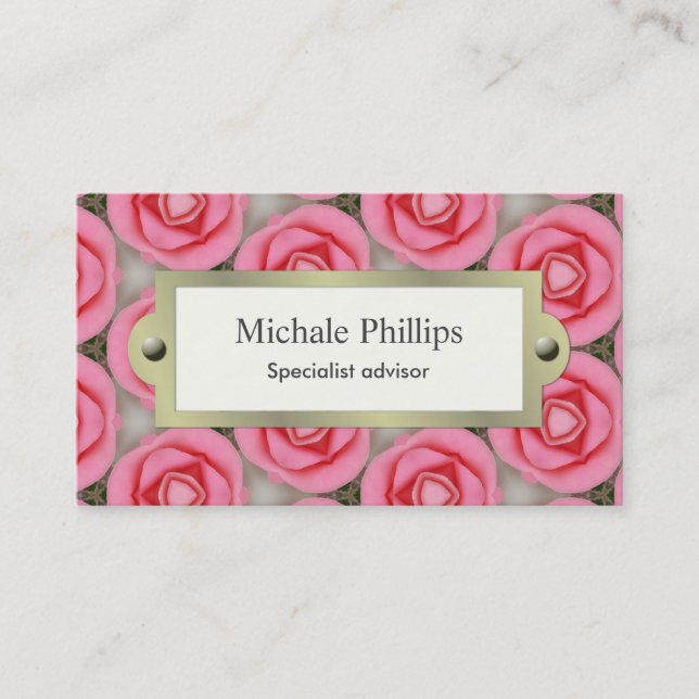 ELEGANTER MINIMALISTISCHER EINFACHER VISITENKARTE (Vorderseite)