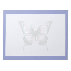 Eleganter minimalistischer Monarch-Schmetterling Notizblock