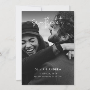 Eleganter minimalistischer Save-the-Date-Kalender  Save The Date