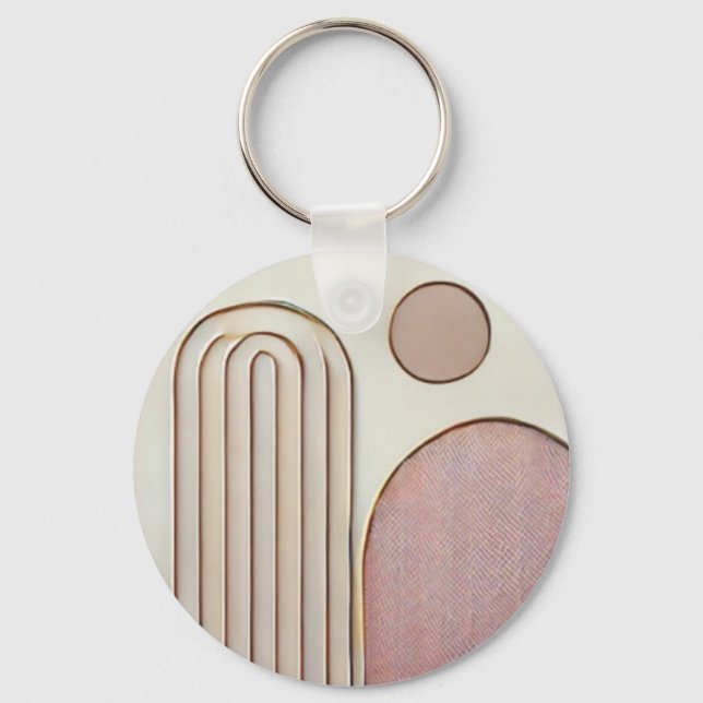 Eleganter Minimalistischer Schlüsselanhänger (Vorderseite)