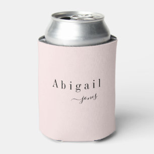 Eleganter Minimalistischer Skriptname Personalisie Dosenkühler