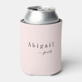 Eleganter Minimalistischer Skriptname Personalisie Dosenkühler