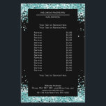 Eleganter Mint-Flyer auf beiden Seiten<br><div class="desc">Ein elegantes und raffiniertes Design mit einem digitalen Bild aus silberfarbenem Glas. Hinweis: Der Produktionsprozess verwendet keinen echten Film,  nur die Farbe wird gründlich gedruckt. Fügen Sie Ihre Daten,  Logos,  Firmendetails und Bilder in Minuten hinzu.</div>