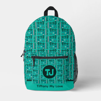 Eleganter Mit Monogramm Bachelor-Wochenende-Backpa Bedruckter Rucksack
