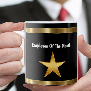 Eleganter Mitarbeiter des Monats Kaffeetasse