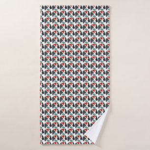 eleganter moderner Chic trendig Badehandtuch