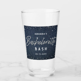Eleganter moderner Denim Diamonds Junggeselinnen-A Glas