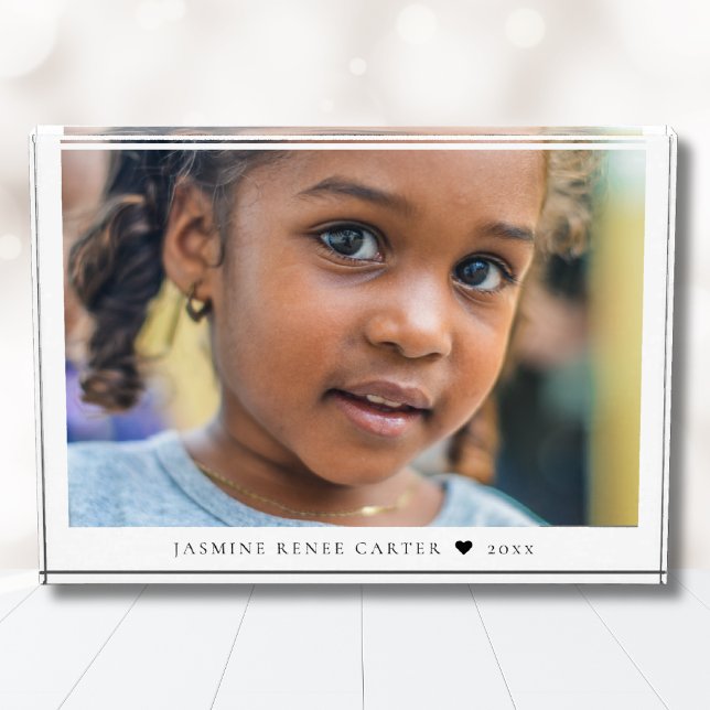 Eleganter moderner Fotoblock (Custom Photo Block)