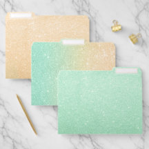 Eleganter, moderner Gold & Minze Glitzer