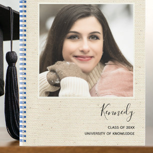 Eleganter Moderner Grad Party Guest Foto Abschluss Notizbuch