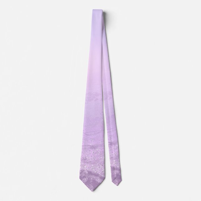Eleganter, moderner Gradientenmarmor aus violettem Krawatte (Vorderseite)