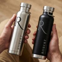 Eleganter moderner Individuelle Name & Monogramm W