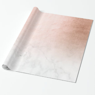 Eleganter, moderner Kupfergoldmarmor Geschenkpapier