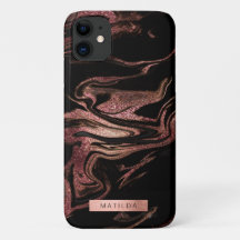 Eleganter, moderner Kupferstich-Rose-Goldgold-Marm