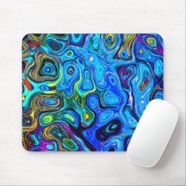 Eleganter moderner Marmor Aquarellmaler Stone Mousepad