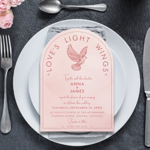 Eleganter moderner Minimal Romeo und Julia Zitat R Einladung