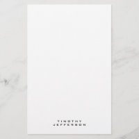 Eleganter moderner Minimalistischer Name