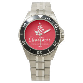 Eleganter, moderner Minimalistischer Name der Weih Armbanduhr