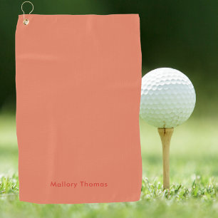 Eleganter moderner minimalistischer schicker profe golfhandtuch