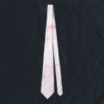 eleganter, moderner pastellrosa und weißer Imitat  Krawatte<br><div class="desc">Stilvolle,  kick-weiße und rosafarbene Imitat in Marmor.</div>