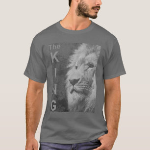 Eleganter Moderner Pop Art Lion Kopf Template Mens T-Shirt