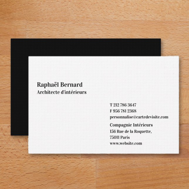Eleganter, moderner Profiling Visitenkarte (Personalized Modern Smart Elegant Professional Business Card)