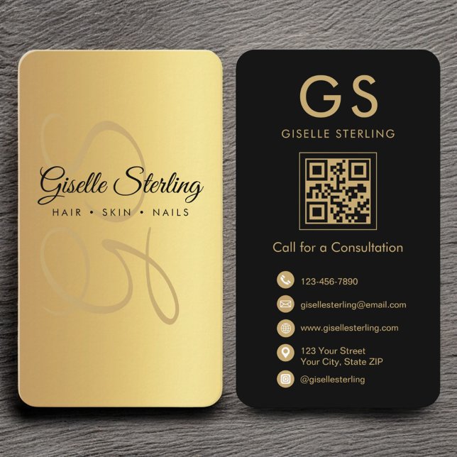 Eleganter moderner QR-Code für das Business-Brandi Visitenkarte (Von Creator hochgeladen)