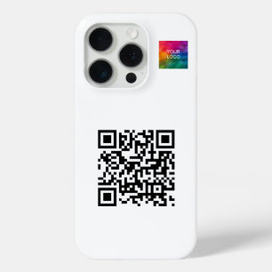 Eleganter moderner QR-Code Hochladen der Logo-Vorl Case-Mate iPhone Hülle