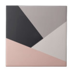 Eleganter moderner stilvoller geometrischer fliese<br><div class="desc">Minimalistischer und bunter geometrischer Entwurf.</div>