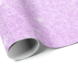 Eleganter moderner stilvoller lila Glitzer Geschenkpapier