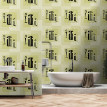 Eleganter moderner Typografie Gelber Grüner Nebel