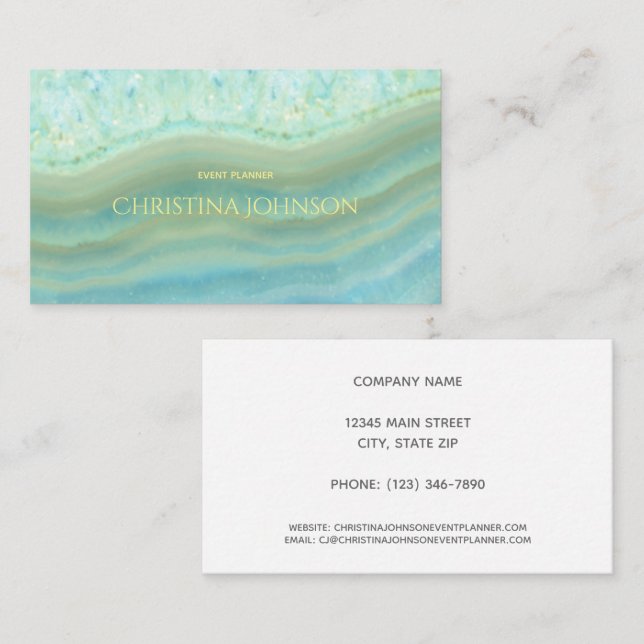 Eleganter moderner visitenkarte (Vorne/Hinten)