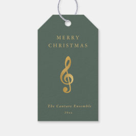 Eleganter Musikalischer Gold Violinschlüssel Frohe Geschenkanhänger