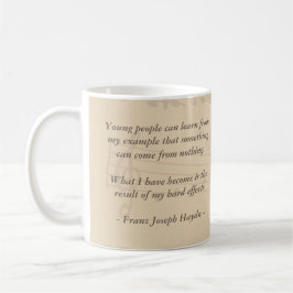 Eleganter Musiklehrer Haydn Quote Kaffeetasse