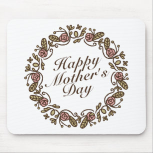 Eleganter Muttertagskreath Mousepad