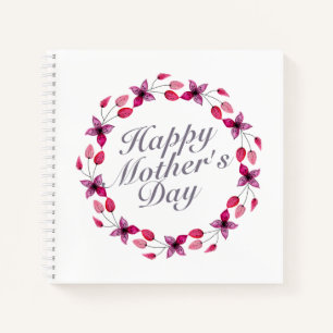 Eleganter Muttertagskreath   Notebook Notizbuch