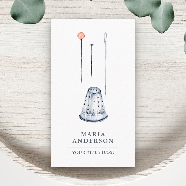 Eleganter Nähhalter Visitenkarte (Von Creator hochgeladen)