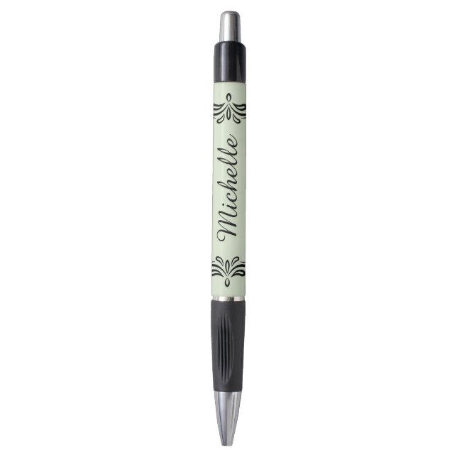 Eleganter Name der Schrift-Handschrift Kugelschreiber (Vorderseite Vertikal)
