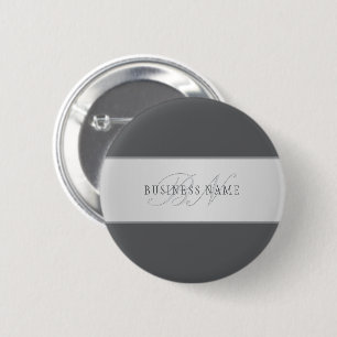 Eleganter Name und Monogrammschrift (oder anderer  Button