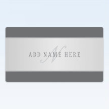 Eleganter Name und Monogrammschrift (oder anderer 