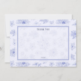 Eleganter neutraler Schattenblütenschwarm Danke