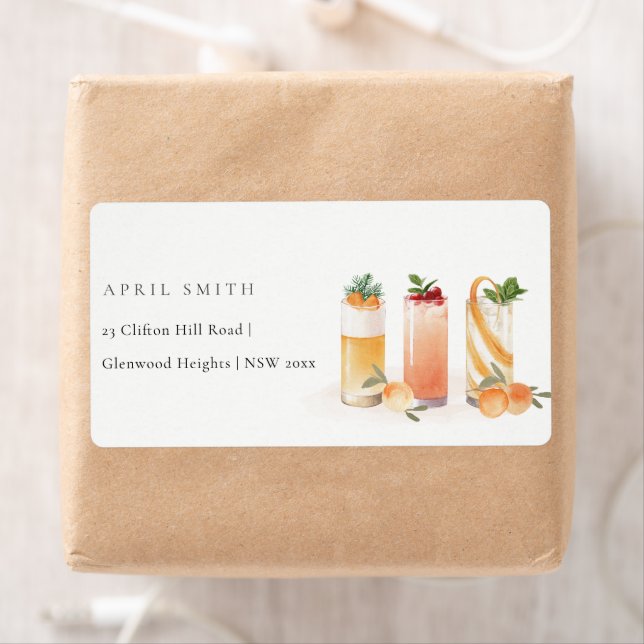 Eleganter Niedlicher Fruchtcocktail Orange Blush A (Insitu)