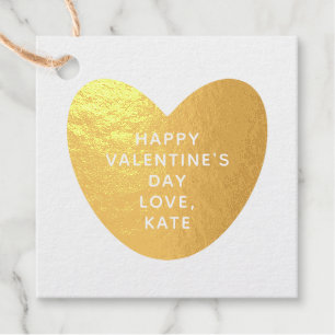 Eleganter, niedlicher Goldherz nach Valentinstag Geschenkanhänger