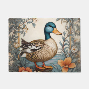 Eleganter Niedlicher Klumpen Vintag floraler Duck Fußmatte