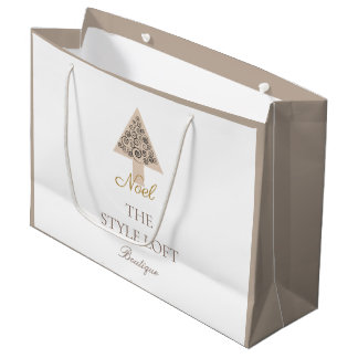Eleganter Noel-Weihnachtsbaum für Boutique-Shop Große Geschenktüte