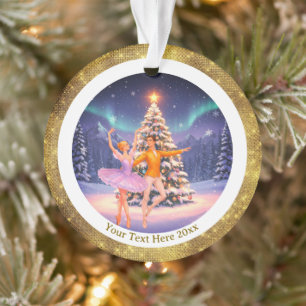 Eleganter Nussknacker-Ballett-Weihnachts-Ballerina Ornament